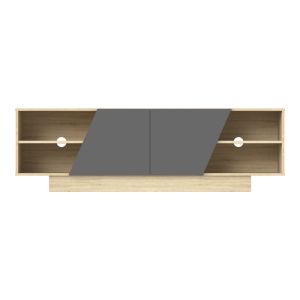 ТВ шкаф Stevie sonoma-antracit 160x40x50см
