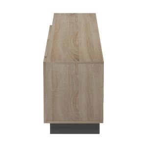 ТВ шкаф с Led Vario Sonoma - антрацит 185.6x35x45см