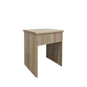 Тоалетка Larnia с огледало и табуретка Sonoma 65x40x142см