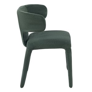 DINING CHAIR BIEN HM18361.04 GREEN FABRIC 49.5X55.5X76CM.