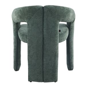 DINING CHAIR HM18362.04 GREEN LINEN FABRIC 64X50X76.5CM.