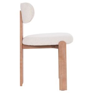 Dining chair Karvo HM18252.01 fabric color beige - beech wood 57X50X79ВСМ.