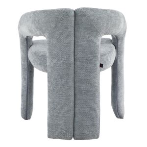 DINING CHAIR NEZA HM18362.01 LIGHT GREY LINEN FABRIC 64X50X76.5CM.