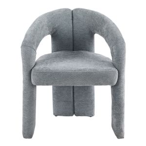 DINING CHAIR NEZA HM18362.01 LIGHT GREY LINEN FABRIC 64X50X76.5CM.