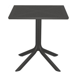 Трапезна маса Groovy Zoi 3 бр. антрацит PP 60x60x76см