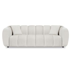 Трийместен диван Opale SM3319.02 светло бежов плат 230X96X76ВСМ.