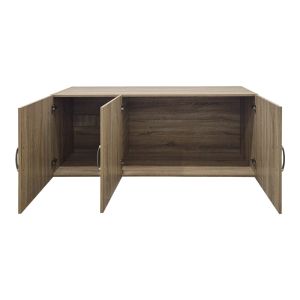 Трикрилен гардероб Alvia sonoma 150x51x60см
