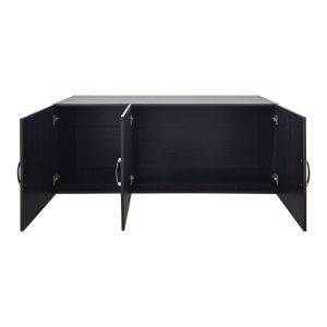 Трикрилен гардероб Alvia венге 150x51x60см