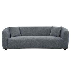 Триместен диван Nord HM3321.01 сив плат 230X96X75 см.