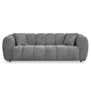 Триместен диван Opale SM3319.01 сив плат 230X96X76ВСМ.