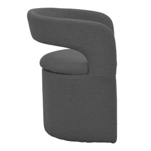 Cocon Bold armchair, anthracite, fabric, 58x58x80cm