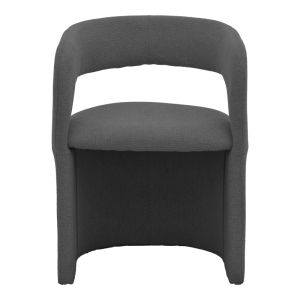 Cocon Bold armchair, anthracite, fabric, 58x58x80cm