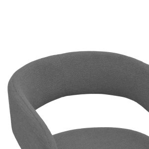 Cocon Bold armchair, anthracite, fabric, 58x58x80cm