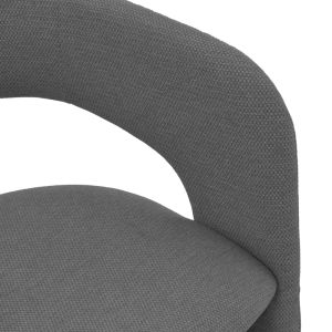 Cocon Bold armchair, anthracite, fabric, 58x58x80cm