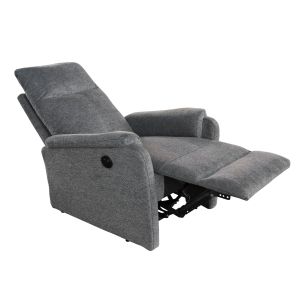 ФОТЬОЙЛ RELAX С ЕЛЕКТРИЧЕСКО РЕГУЛИРАНЕ НА ОБЛЕГАЛКАТА SYNTHIA HM3309.03 СИВ ПЛАТ 75X87X102ВСМ.