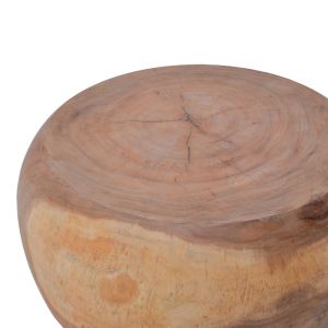Холна маса от дърво Terra suar в естествен цвят D60x36см