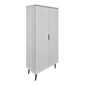 Шкаф за обувки Oufelia бял 60x32.5x134.5 см