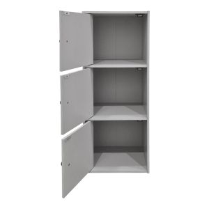 Шкаф-колона Wirdia, светло сив, 30.5x24x71.5 см