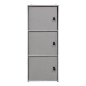 Шкаф-колона Wirdia, светло сив, 30.5x24x71.5 см