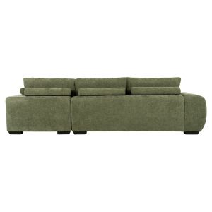 ЪГЛОВ ДИВАН (ДЕСЕН) COVEN HM3266.14R ЗЕЛЕН ПЛАТ 298X102-208X85ВСМ.