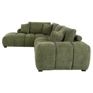ЪГЛОВ ДИВАН (ЛЯВ) COVEN HM3266.14L ЗЕЛЕН ПЛАТ 298X102-208X85ВСМ.