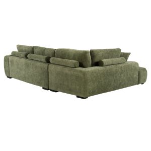 ЪГЛОВ ДИВАН (ЛЯВ) COVEN HM3266.14L ЗЕЛЕН ПЛАТ 298X102-208X85ВСМ.