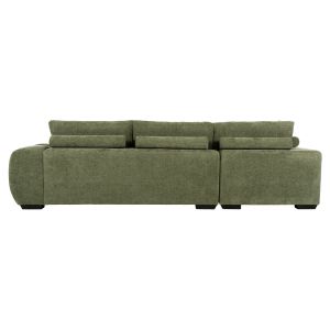 ЪГЛОВ ДИВАН (ЛЯВ) COVEN HM3266.14L ЗЕЛЕН ПЛАТ 298X102-208X85ВСМ.