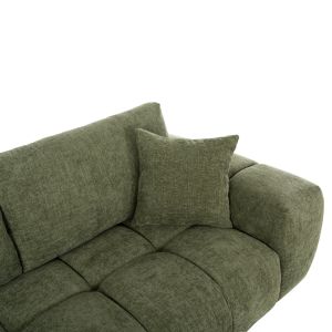 ЪГЛОВ ДИВАН (ЛЯВ) COVEN HM3266.14L ЗЕЛЕН ПЛАТ 298X102-208X85ВСМ.
