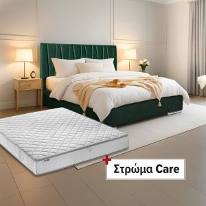 2 части легло Palermo зелен цвят + матрак Care 160X200