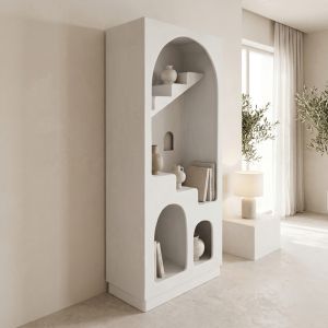 Библиотека Boolten Mdf бяла 80X38X190 см