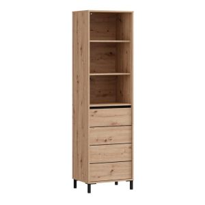 Showcase Marron 1K1V Pop 193 Artisan-matt Black 55X40X193СМ