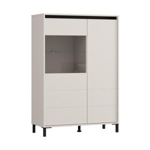Showcase Marron 2K VS1 135 cashmere-black matte 93X40X135CM