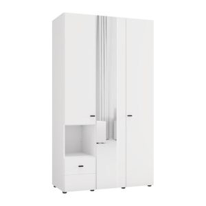 Гардероб Campsie 3K1F1O H207 цвят бял 118X52X208СМ