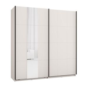 Гардероб с огледало Salamis 200 Og H205 цвят кашмир 195X61X205СМ