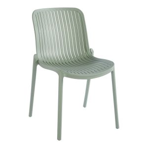 Teragi garden chair made of polypropylene with UV protection, mint color, 58X43.5X82CM