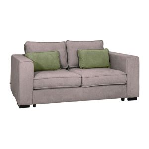 Двумесен диван Huelva кафяв плат 181X93X86СМ