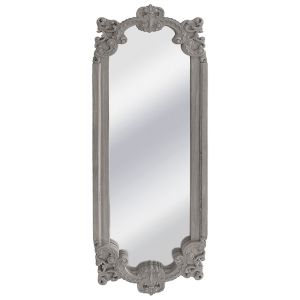 Wooden wall mirror, aged gray - 38X3.5X109.5CM 4/BOX