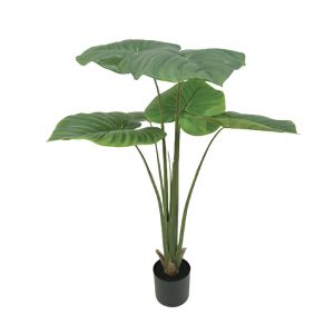 Изкуствено дърво Real Touch в пластмасова саксия зелено - H120CM 4/BOX