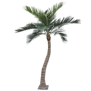 Изкуствено палмово дърво Real Touch с метална база - H340CM 1/BOX