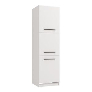 Kitchen cabinet Amelia Bd 60UR white-white glossy color 60X58X215CM