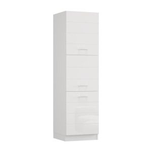 Kitchen cabinet Una BD60 Ur white-white glossy color 60X58X214CM