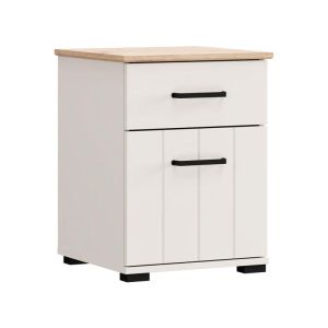 Нощно шкафче Lambeth NO1F1V кашмир-цвят дъб Artisan 41X41X54СМ