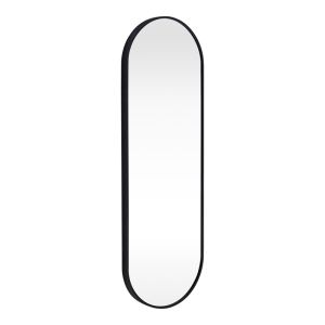 Albere mirror, black aluminum, 40X4X120 cm