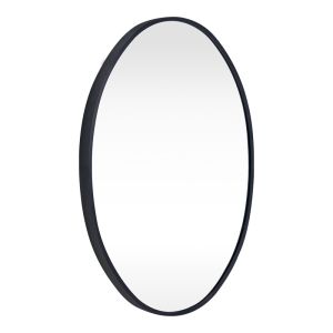 Mirror Nelia, black aluminum, 40X0.3X60CM