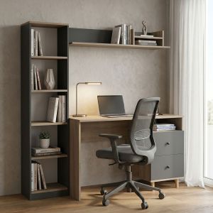 Офис модул Kontor Sonoma-anthacite 120X50X160СМ