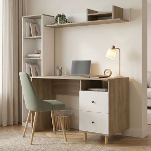 Офис модул Kontor Sonoma-white 160X50X162СМ