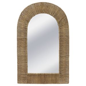 Woven decorative wall mirror with rope - 45X70CM 2/BOX