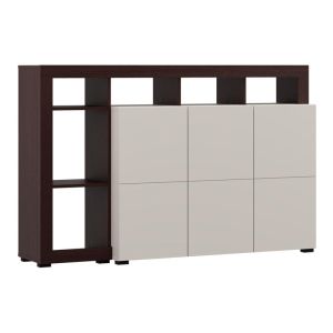 Скрин Argyll 154 3K3V Op кашмир с тъмен цвят дъб тейлър 155X40X100СМ