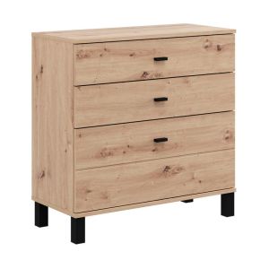 Скрин с чекмедже, бадем 77 3F, цвят артисан дъб 77X35X78СМ