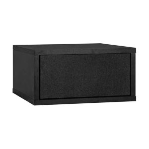 Стенно нощно шкафче Arbor черен цвят 39X34X20СМ